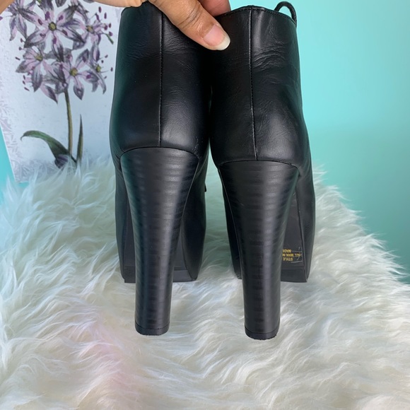 Herstyle black platform booties - Picture 5 of 8